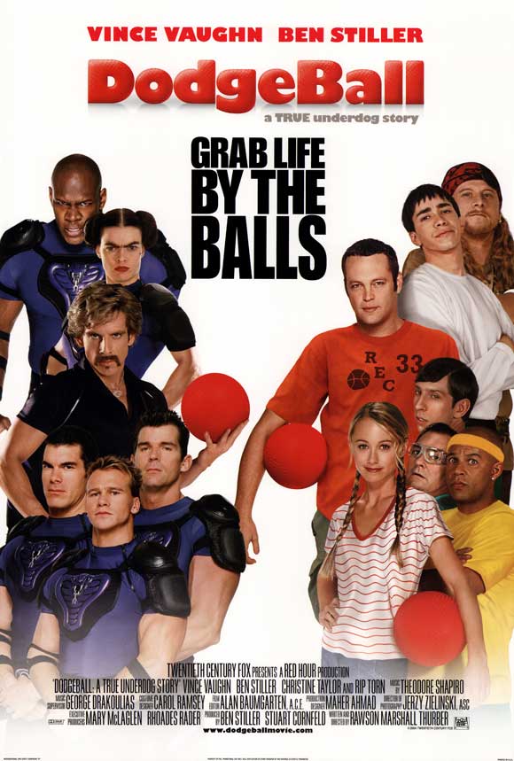 DODGEBALL MOVIE POSTER 2 Sided ORIGINAL INTL 27x40 eBay