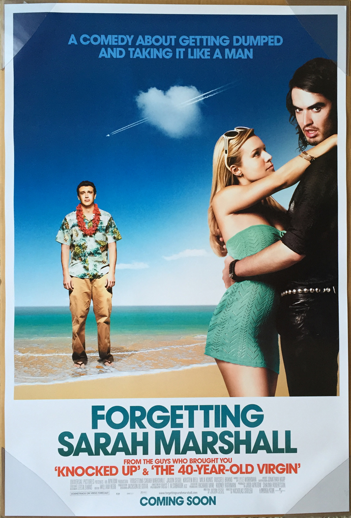 SARAH MARSHALL MOVIE POSTER 2 Sided ORIGINAL INTL 27x40 JASON SEGEL eBay