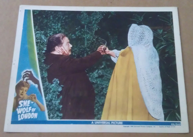 SHE-WOLF OF LONDON MOVIE POSTER...