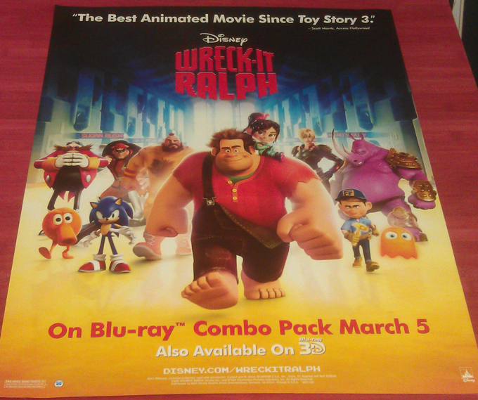 anthony daniels wreck it ralph 2 wreck it ralph dvd movie poster 1 sided original mini anthony daniels wreck it ralph 2 wreck it ralph dvd movie poster 1 sided original mini