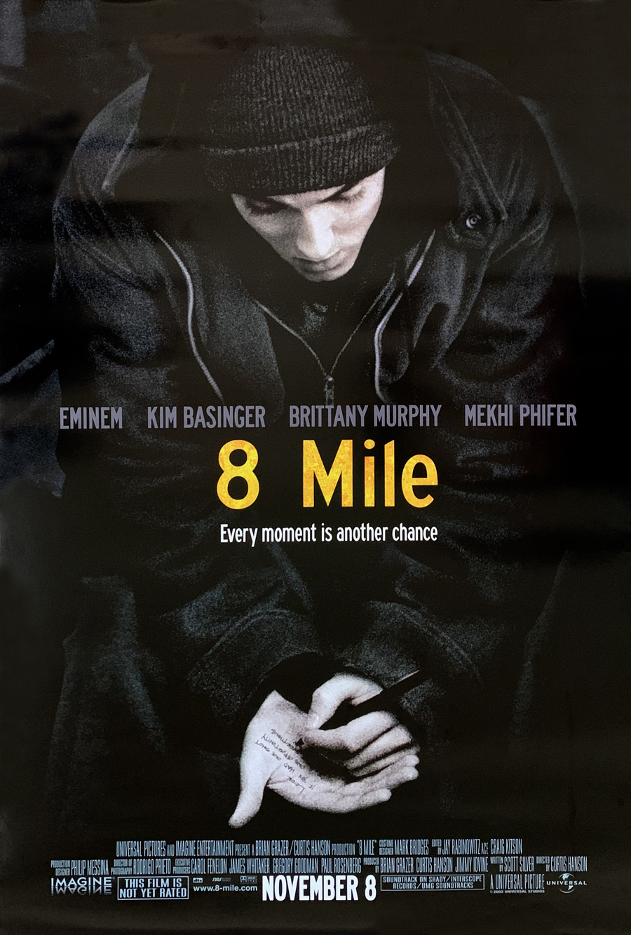 ミュージシャン Eminem 8 Mile Soundtrack Promo Poster B2 8milenow.jpg