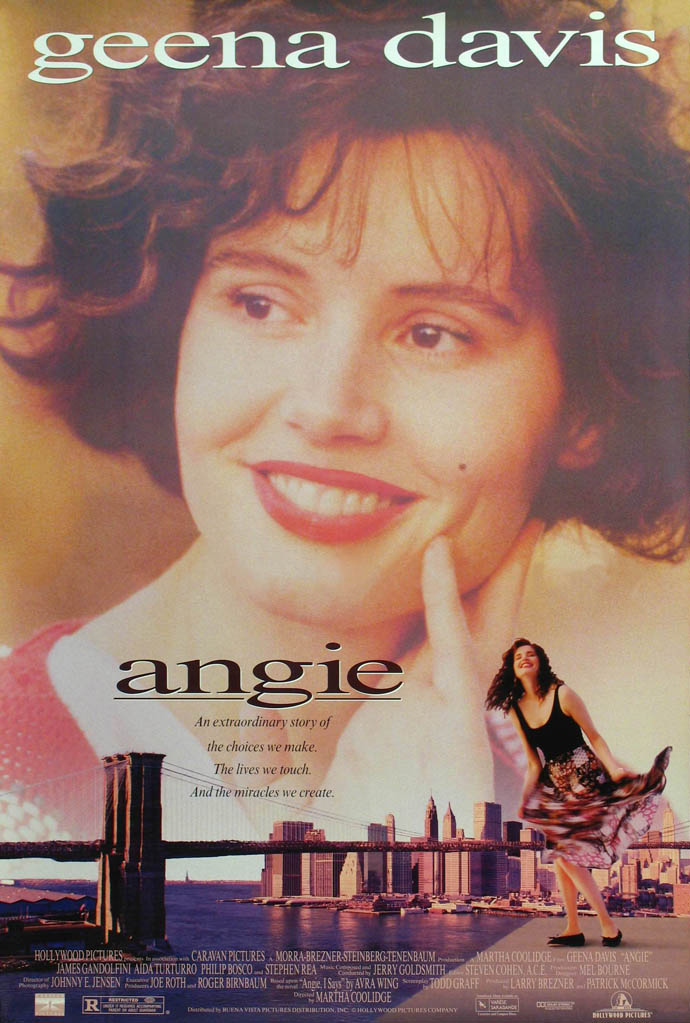 ANGIE MOVIE POSTER 2 Sided ORIGINAL ROLLED VF 27x40 GEENA DAVIS JAMES