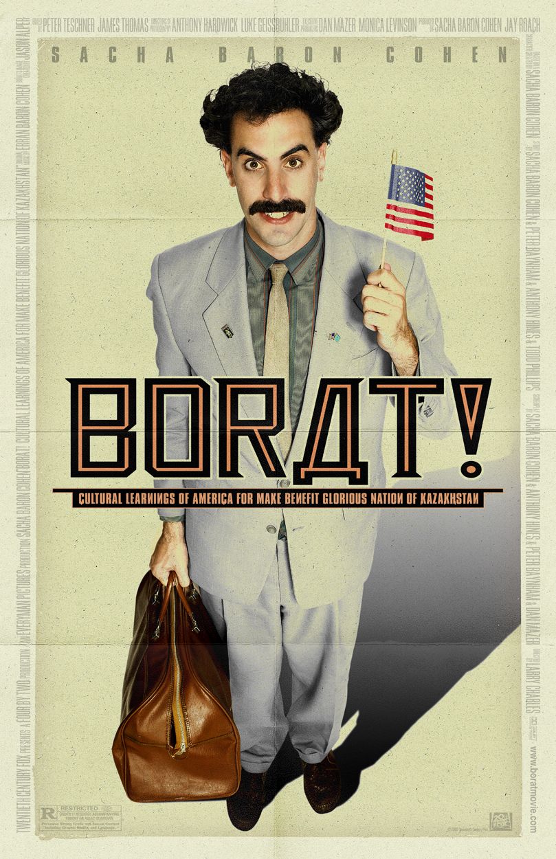 Resultado de imagen para borat poster