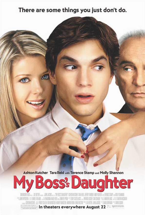 My Bosss Daughter Movie Poster 2 Sided Original 27x40 Ashton Kutcher Tara Reid Ebay 