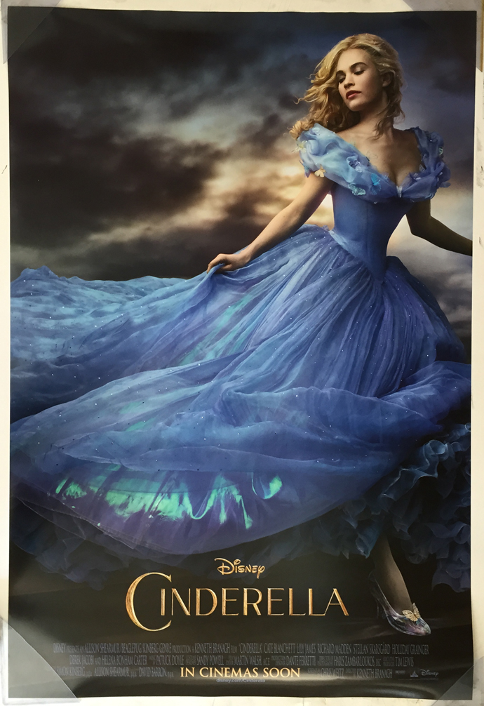 CINDERELLA MOVIE POSTER 2 Sided ORIGINAL INTL FINAL 27x40 LILY JAMES | eBay