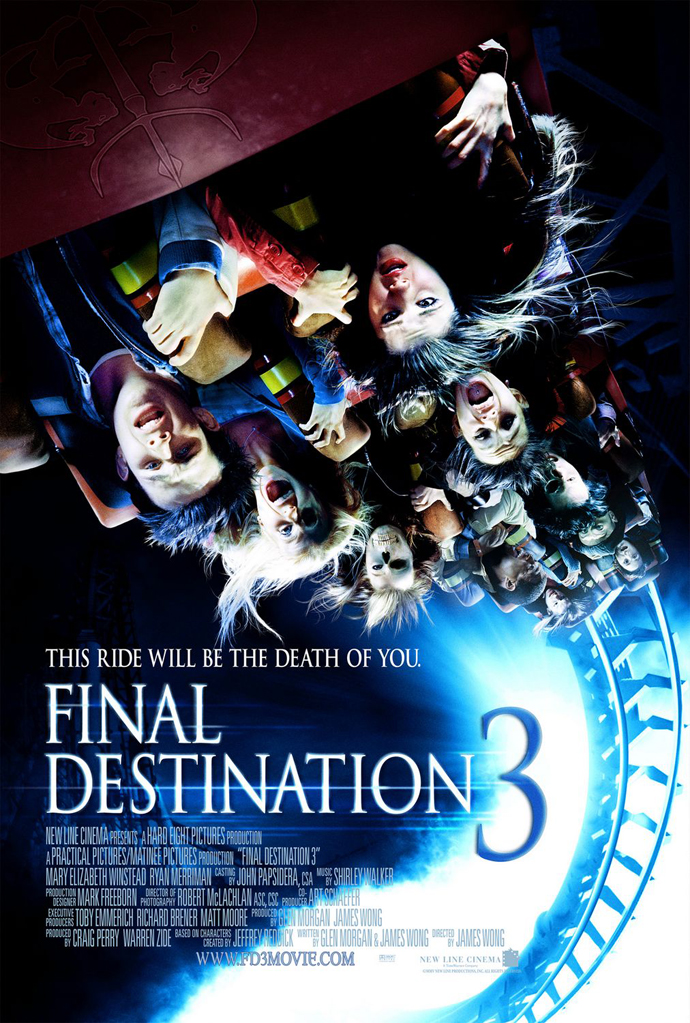 Final Destination 3 Movie Poster 2 Sided Original 27x40 Mary Elizabeth