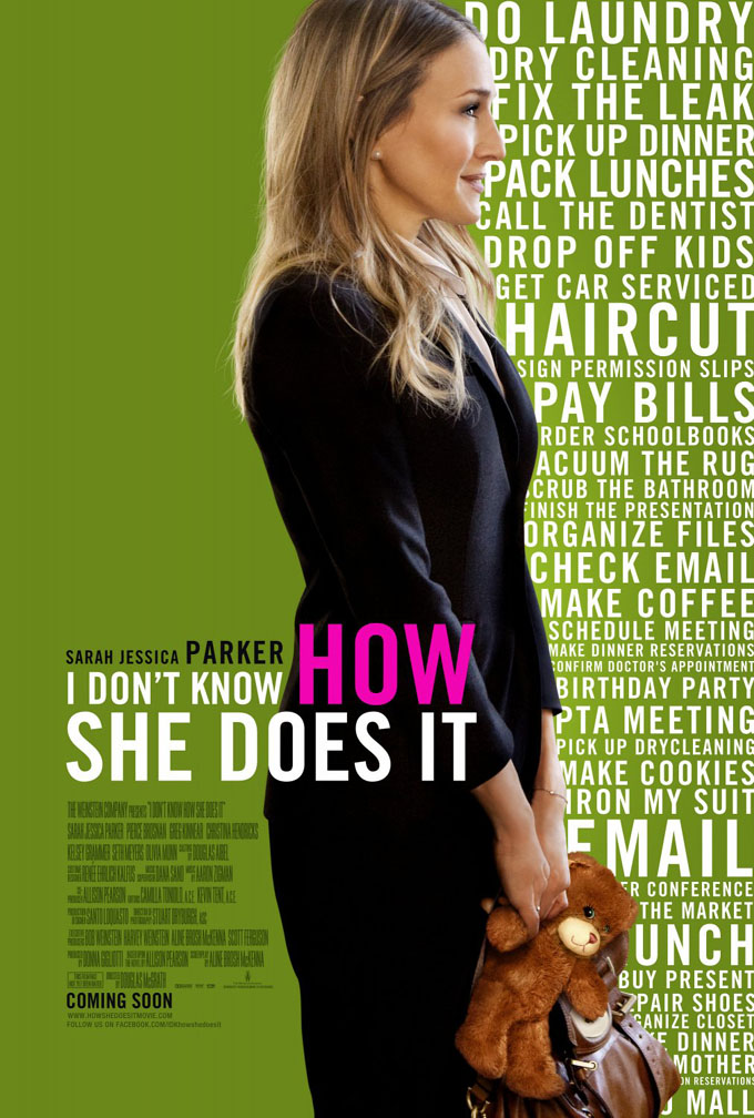 i dont know how she does it movie poster 2 sided original