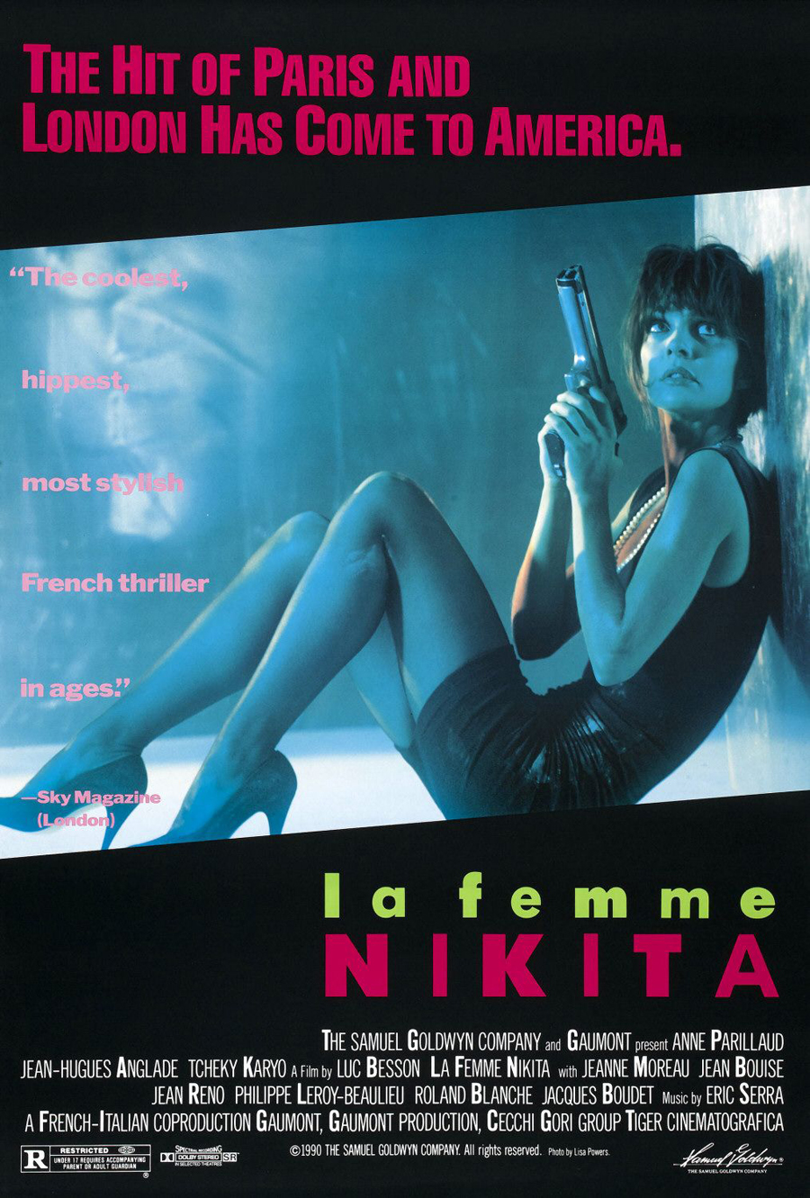 Film De Luc Besson Avec Anne Parillaud LA FEMME NIKITA MOVIE POSTER 1 Sided ORIGINAL 27x40 LUC BESSON ANNE