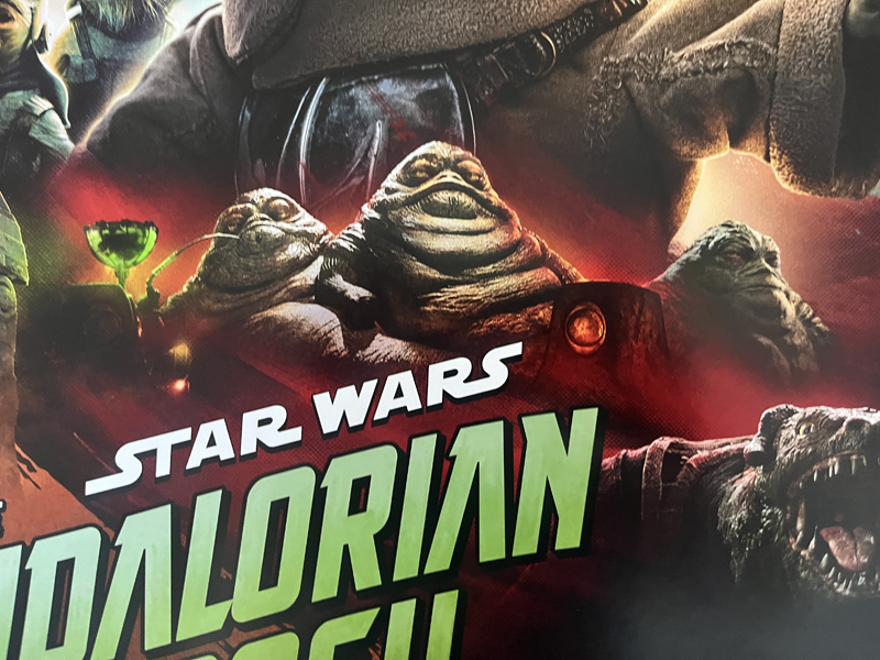 STAR WARS: THE MANDALORIAN AND GROGU MOVIE POSTER 2 Sided ORIGINAL