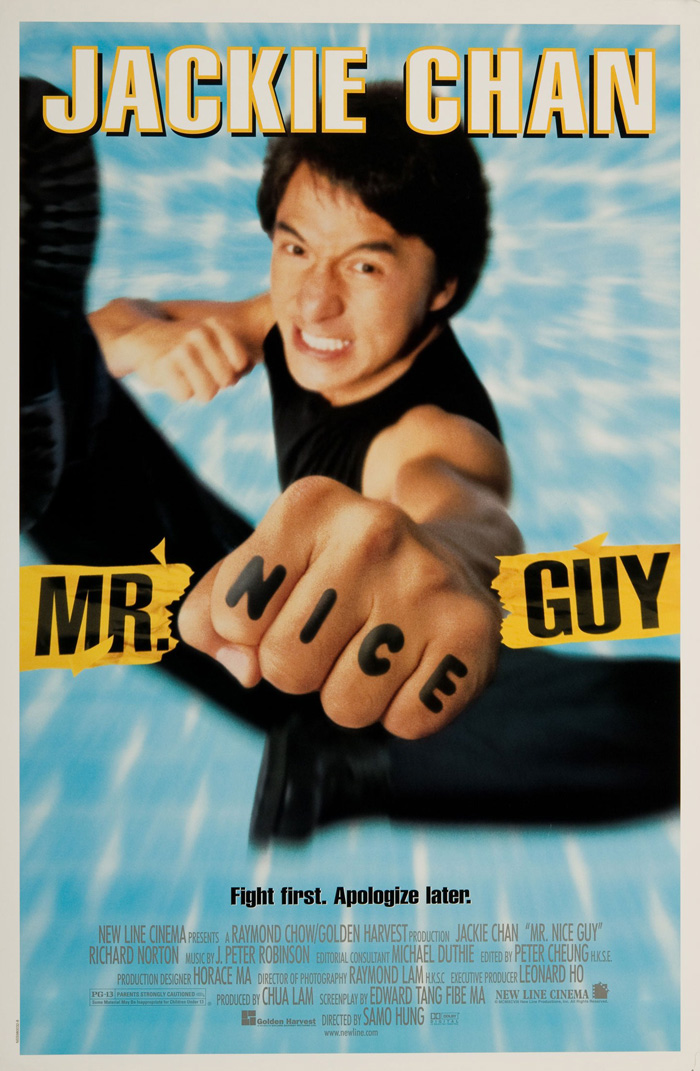 Mr. ハッとして!Good ポスター MR. NICE GUY MOVIE POSTER 1 Sided ORIGINAL ROLLED 27x41 JACKIE