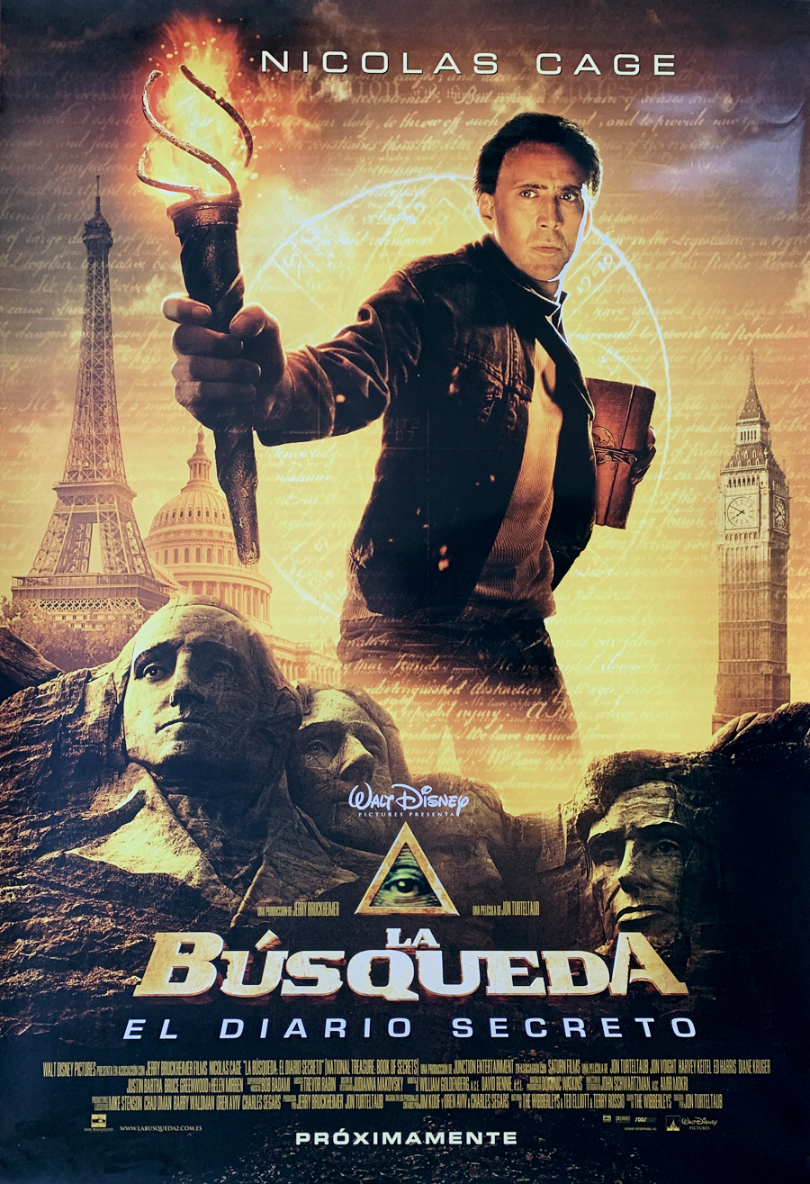 NATIONAL TREASURE MOVIE POSTER 1 Sided ORIGINAL SPANISH 27x40