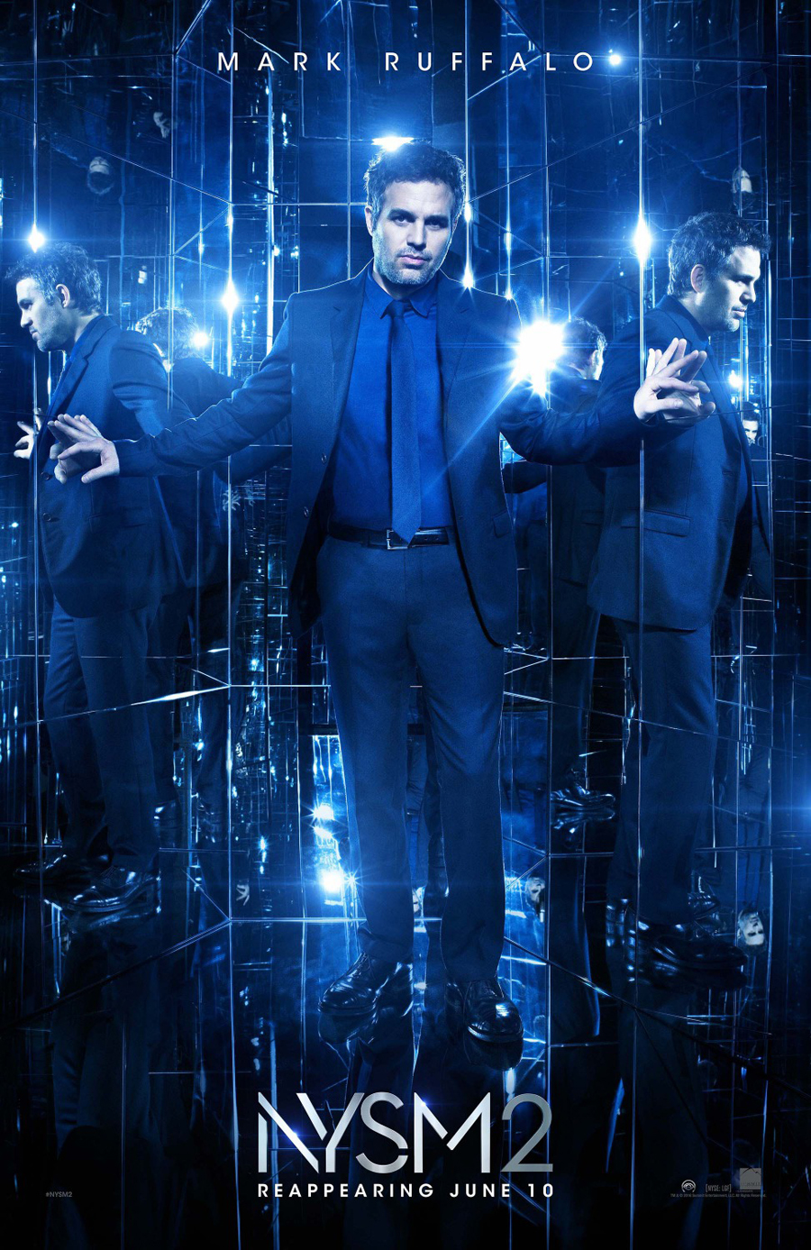 NOW YOU SEE ME 2 MOVIE POSTER 2 Sided ORIGINAL 27x40 MARK RUFFALO 