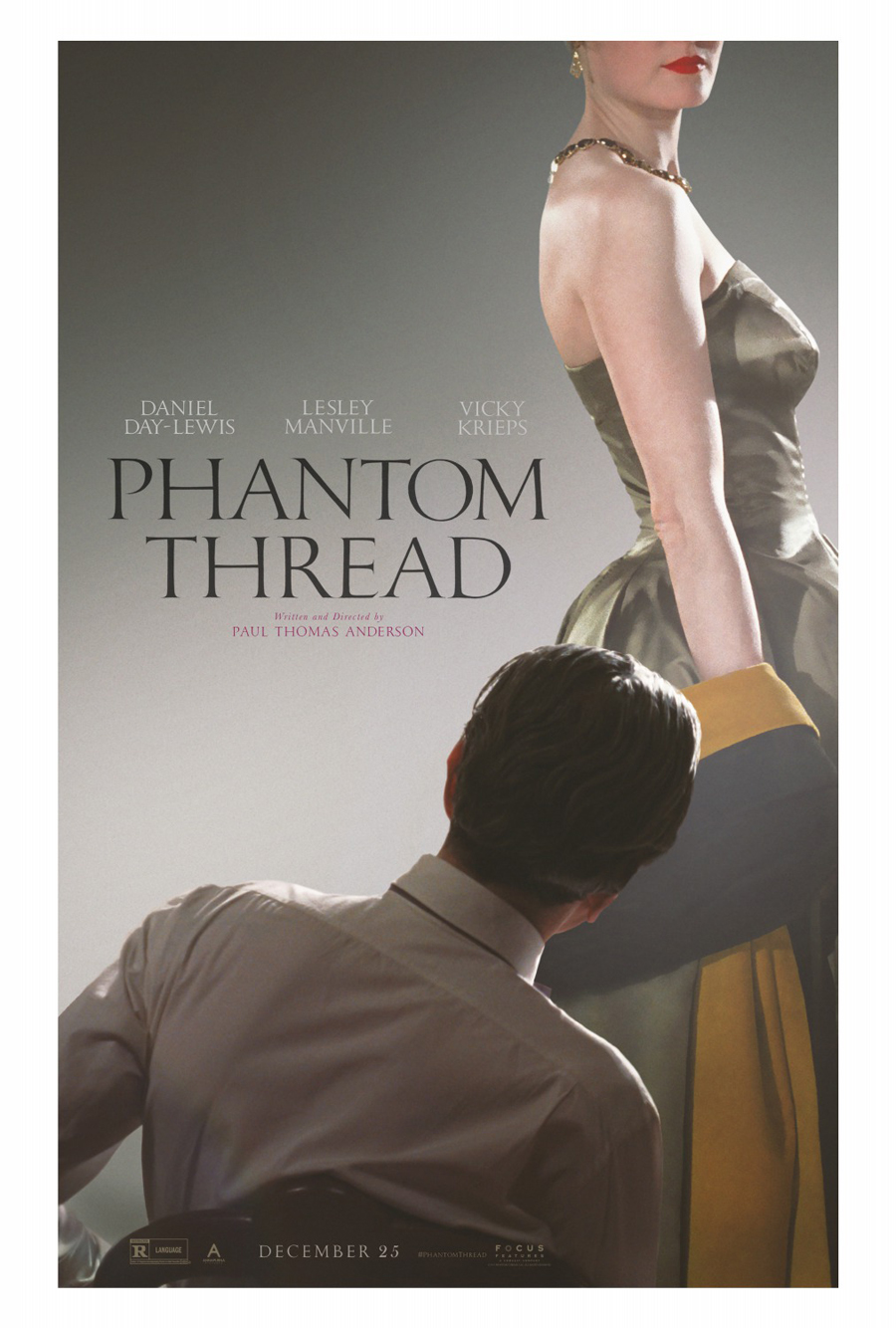 27x40 D//S Daniel Day-Lewis FINAL original DS movie poster The Phantom Thread