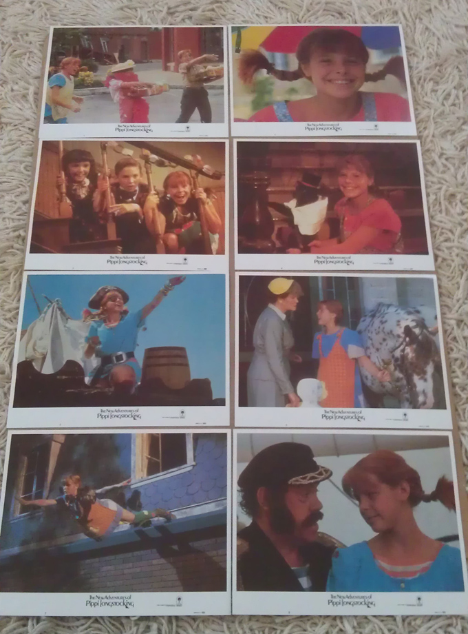 Checking Out Pippi Longstocking From >> New Adventures Of Pippi Longstocking Movie Poster Lobby Card Set Checking Out Pippi Longstocking From >> New Adventures Of Pippi Longstocking Movie Poster Lobby Card Set