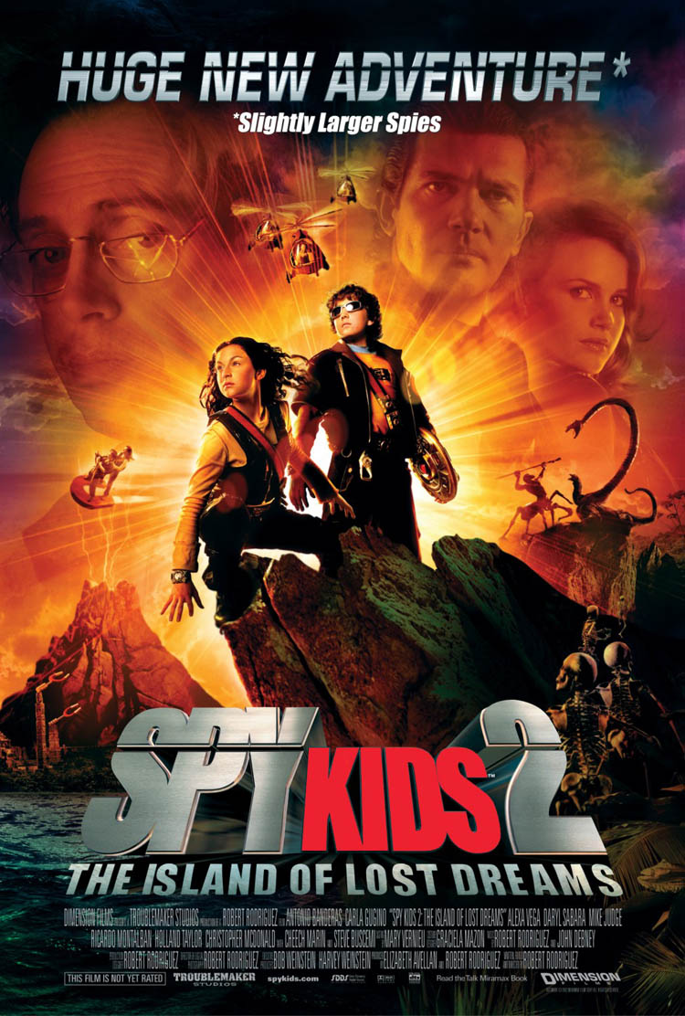 spy kids 2 island of lost dreams movie poster 2 sided original