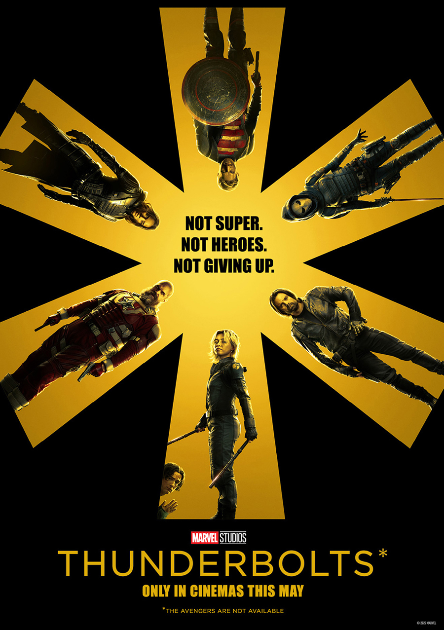 THUNDERBOLTS MOVIE POSTER 2 Sided ORIGINAL INTL Version C 27x40