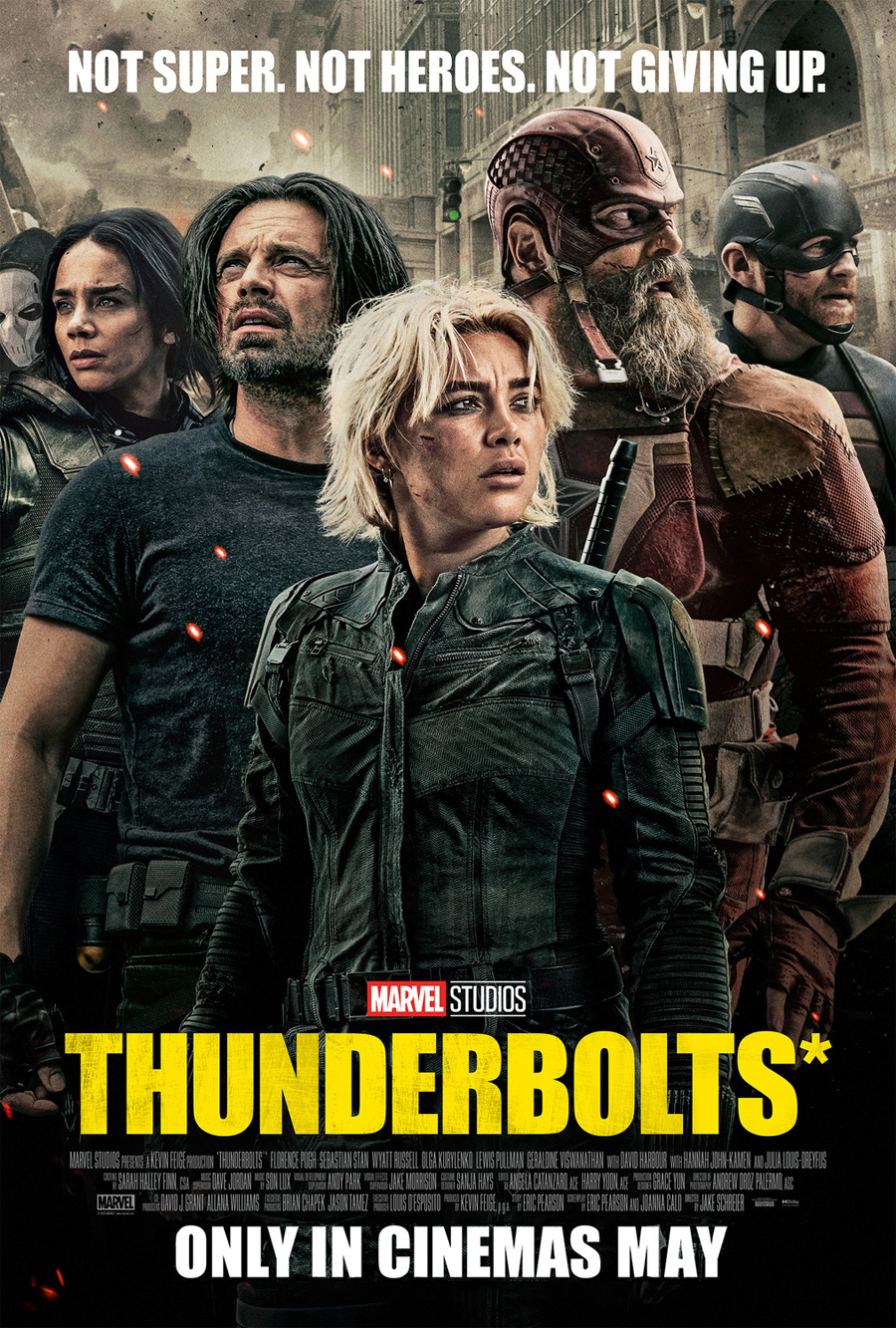 THUNDERBOLTS MOVIE POSTER 2 Sided ORIGINAL INTL FINAL 27x40
