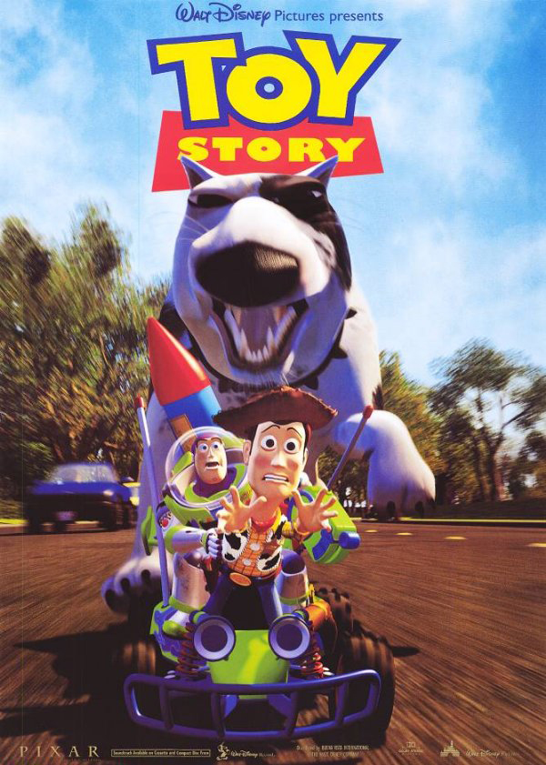 Toy Story Film Poster 1 Seitig Original Chase 27x40 Disney Tim