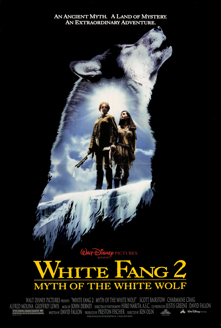 WHITE FANG 2 MYTH OF THE WHITE WOLF MOVIE POSTER 2 Sided ORIGINAL