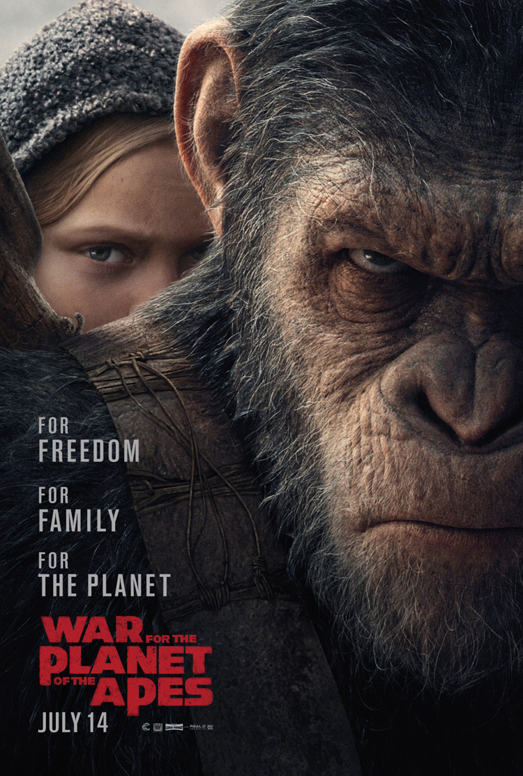 猿の惑星planet of the apes movie poster Kingdom Of The Planet of The Apes movie poster (f) - 11 x 17