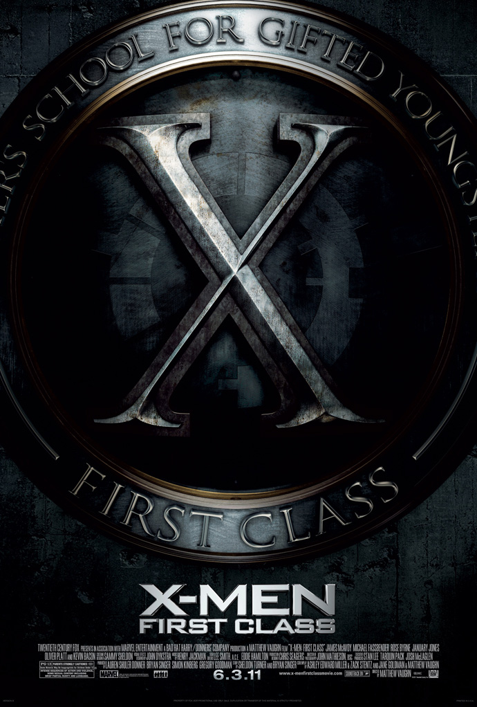 X-MEN FIRST CLASS MOVIE POSTER 1 Sided ORIGINAL FINAL 27x40