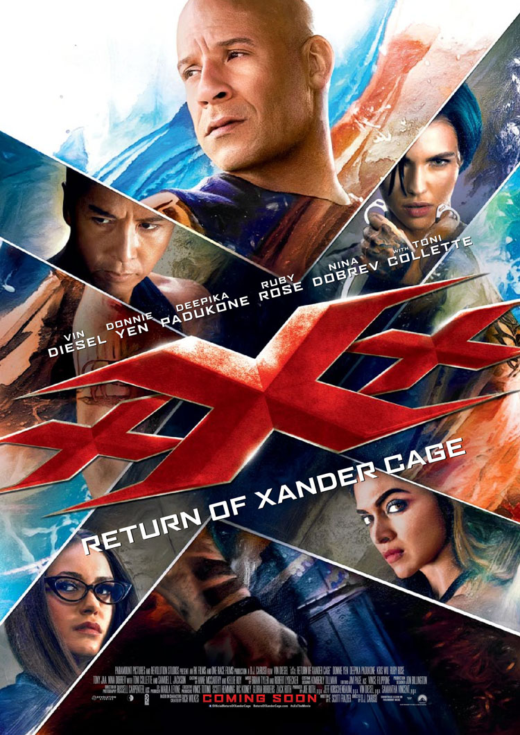 Xxx Return Of Xander Cage Movie Poster Intl Final Original 27x40