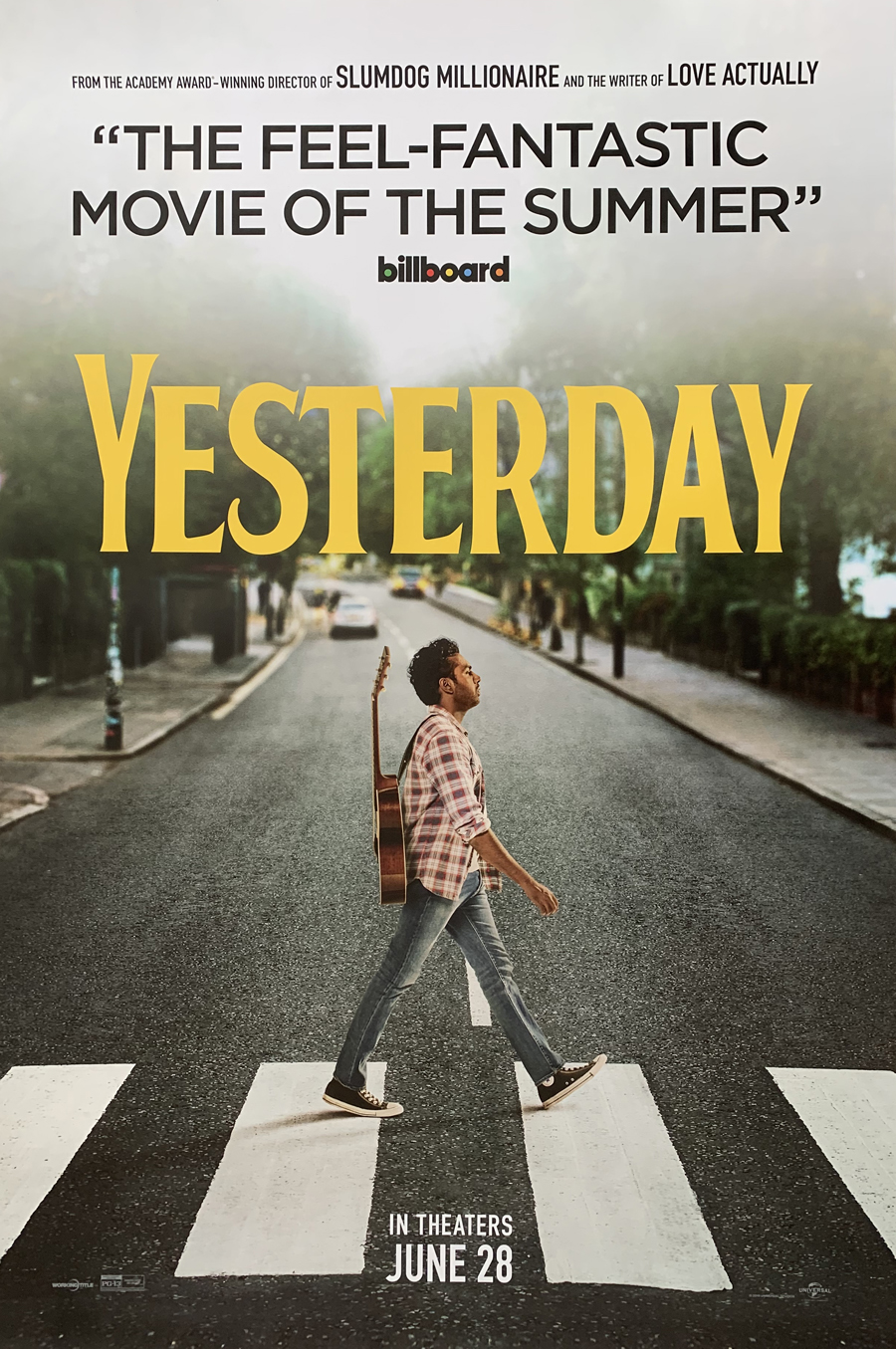 YESTERDAY MOVIE POSTER 2 Sided ORIGINAL Version B 27x40